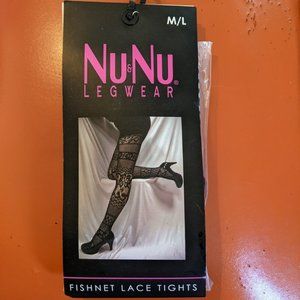 Nu&Nu Fashion Fishnets - Fun Pattern - New in Package - M/L